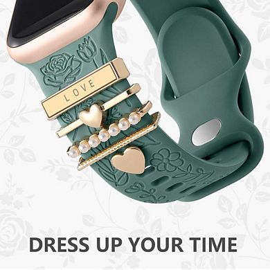 SMARTWATCH BAND WITH DECORATIVE CHARMS