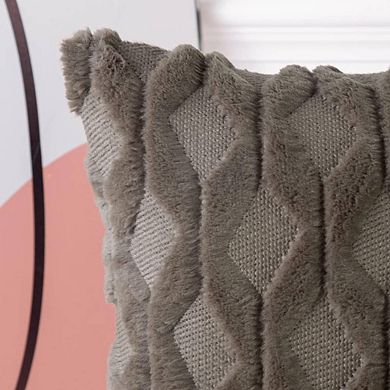 2-Piece Soft Wool Throw Pillow Cases