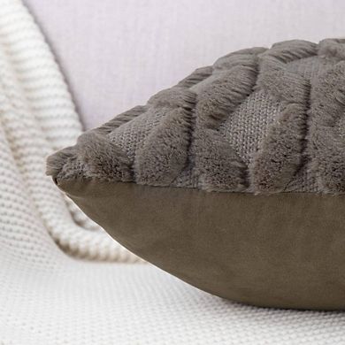 2-Piece Soft Wool Throw Pillow Cases