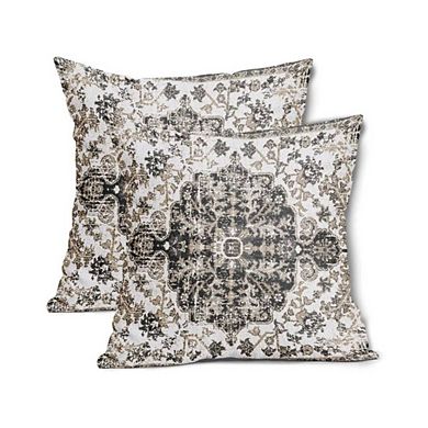 2-Piece Vintage Boho Throw Pillow Cases