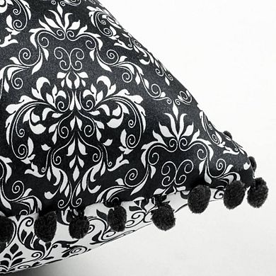 2-Piece Damask Decorative Throw Pillow Cases