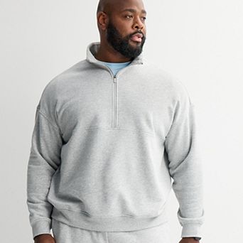 Big & Tall Tek Gear® Relaxed Half Zip Pullover