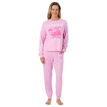 Women's Beauty Sleep Social K-Pop Demon Hunters Long Sleeve Pajama Top & Pajama Pants Set
