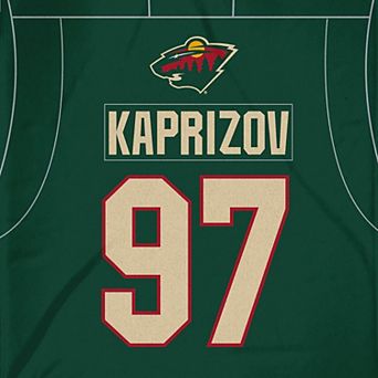 NHL Minnesota Wild Kirill Kaprizov Rashel Throw Blanket