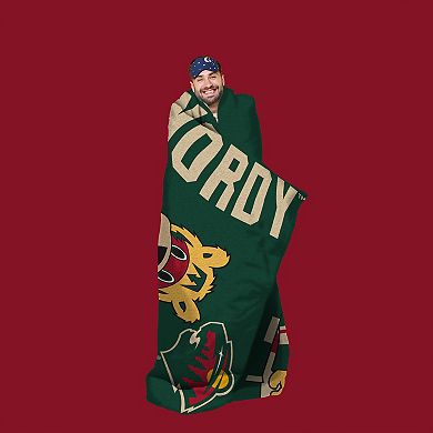 NHL Minnesota Wild Rashel Throw Blanket