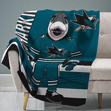 NHL San Jose Sharks Raschel Throw Blanket