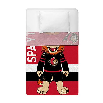 NHL Ottawa Senators Raschel Throw Blanket