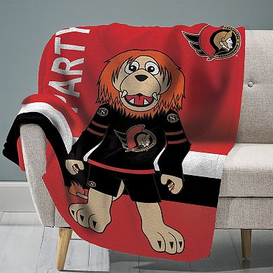NHL Ottawa Senators Raschel Throw Blanket