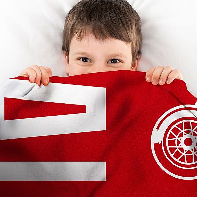 NHL Detroit Red Wings Raschel Throw Blanket