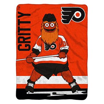 NHL Philadelphia Flyers Gritty Throw Blanket