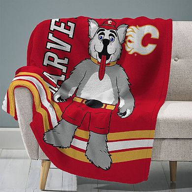 NHL Calgary Flames Raschel Throw Blanket