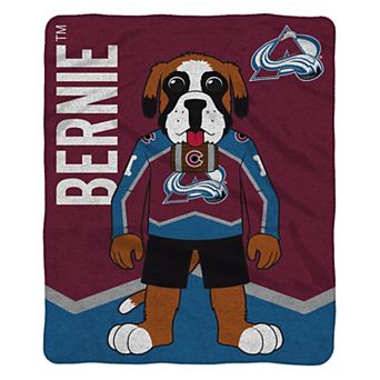 NHL Colorado Avalanche Bernie Raschel Throw Blanket
