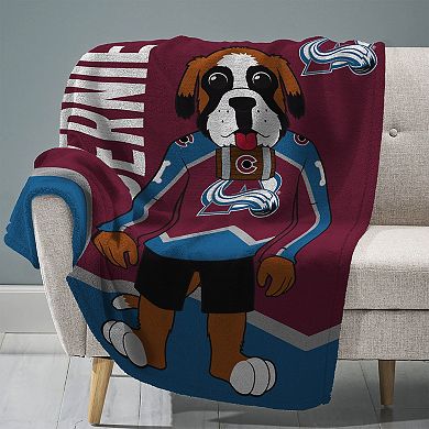 NHL Colorado Avalanche Raschel Throw Blanket