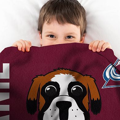 NHL Colorado Avalanche Raschel Throw Blanket