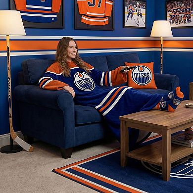 NHL Edmonton Oilers Logo Snuggie
