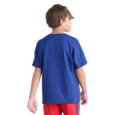 Boys adidas Short Sleeve Loose Fit World Cup Graphic Tee