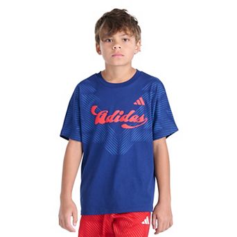 Boys 8-20 adidas Short Sleeve Loose Fit World Cup Graphic Tee