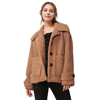 Faux Shearling Coat