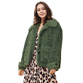 Faux Shearling Coat