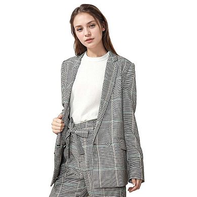 Glen Plaid Blazer in Fall Glen