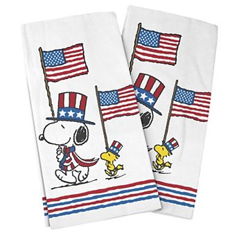 Best Brands Peanuts Americana 2-Pack Kitchen Towel Set