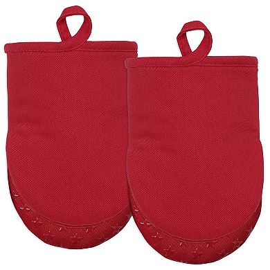 Best Brands Peanuts Americana 2-Pack Silicone Grip Mini Oven Mitt Set