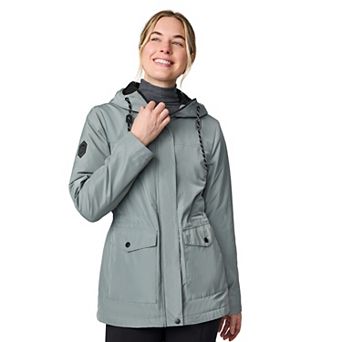 Free Country Women's Rain Away Lined Anorak Rain Jacket