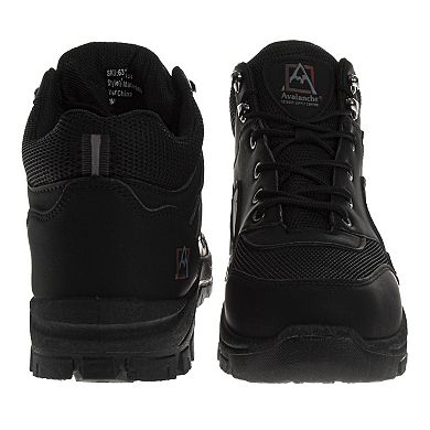 Avalanche Rugged Hiker Boots for Men Leather HeavyDuty MultiTerrain Workwear Style (Adult)