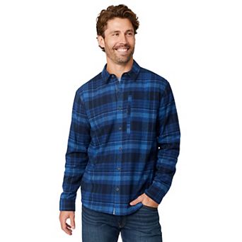 Free Country Men's Easywear II Fleece Lined Flannel Shirt