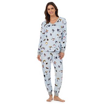 Women's Tall Cuddl Duds® V-Neck Pajama Top & Pajama Joggers Set