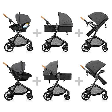 Evenflo Pivot NXT Travel System with LiteMax NXT Infant Car Seat