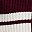 White Maroon Tipped