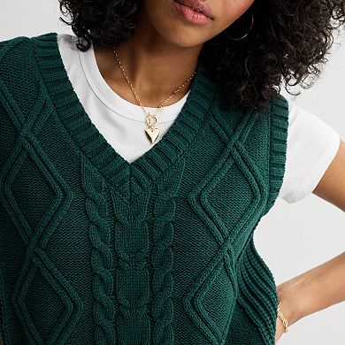 Juniors' SO® V-Neck Sweater Vest