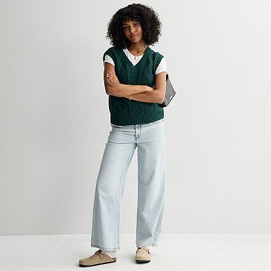 Juniors' SO® V-Neck Sweater Vest