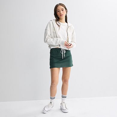 Juniors' madden girl Micro Mini Skirt with Drawstring