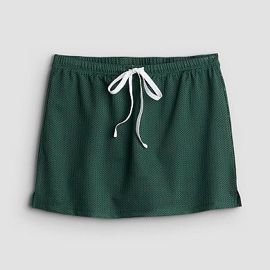 Juniors' madden girl Micro Mini Skirt with Drawstring