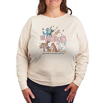 Plus Size Disney's The Aristocats French Terry Long Sleeve Tee