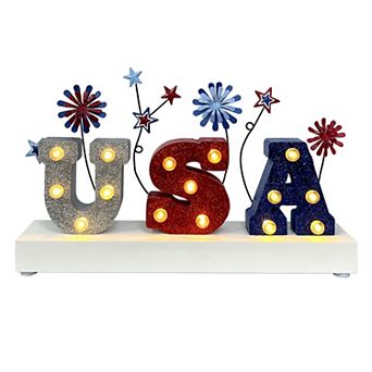 Americana LED USA Table Decor
