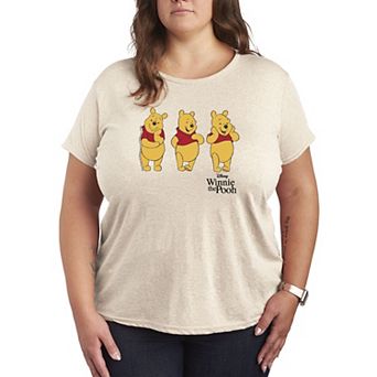 Plus Size Disney's Winnie The Pooh Poses Graphic Tee