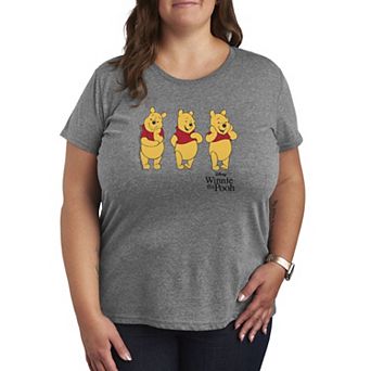 Plus Size Disney's Winnie The Pooh Poses Graphic Tee