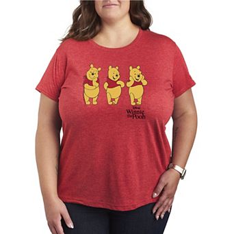 Plus Size Disney's Winnie The Pooh Poses Graphic Tee