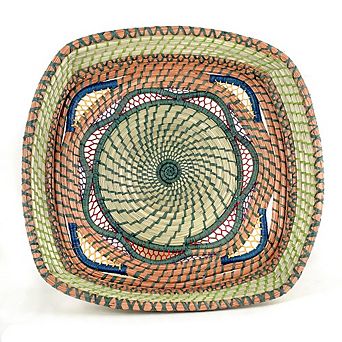 Mayan Hands Dahlia Basket