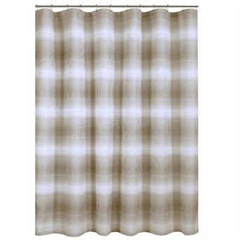 Popular Bath Nobu Plaid Shower Curtain