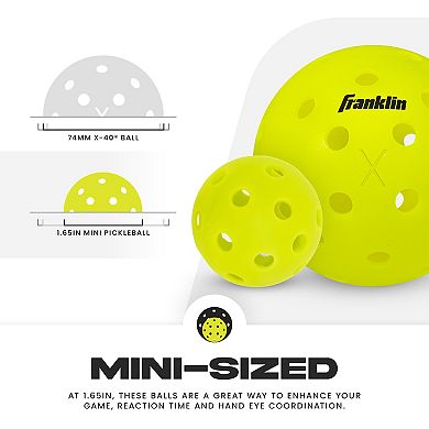 Franklin 12-pk. Mini Training Pickleballs