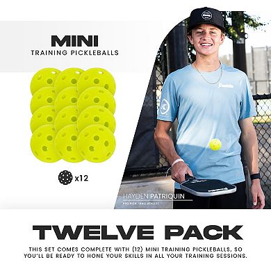 Franklin 12-pk. Mini Training Pickleballs