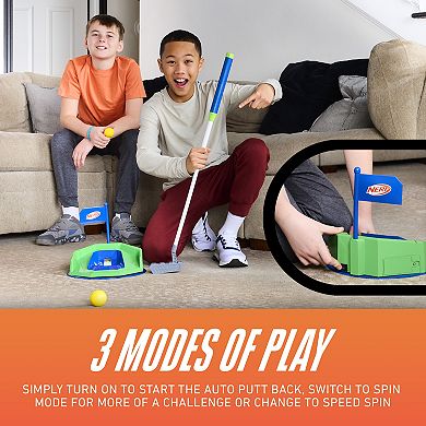 Franklin NERF Pivot Putt Kids Golf Game with Auto Putt Back Feature