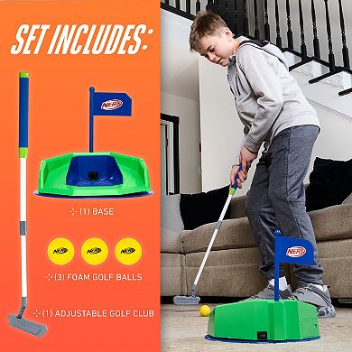 Franklin NERF Pivot Putt Kids Golf Game with Auto Putt Back Feature