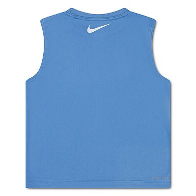 Boys 4-7 Nike Dri-FIT "Goal!" "Just Do It." Muscle Tank Top