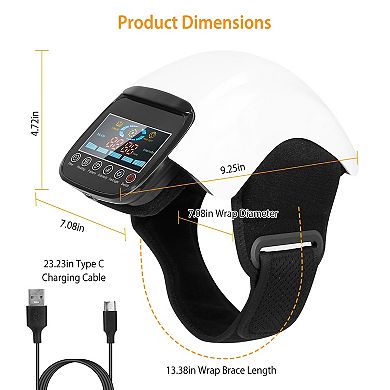 Electric Knee Massager with Heat Air Pressure, Timer, Adjustable Temp