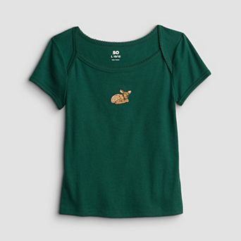 Girls 7-20 SO® Picot Trim Top in Regular & Plus Size